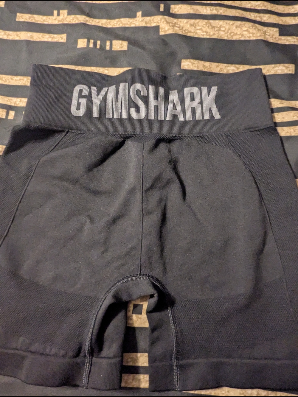 Gymshark Black High-Waist Seamless Shorts